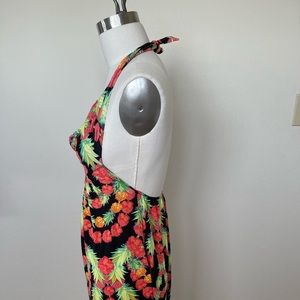 Mara Hoffman carnation on black print dress